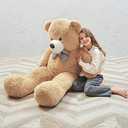 MaoGoLan Big Teddy Bear 55 inches Giant Bear Stuffed Animals Large Plushies Life Size Teddy for Children Adults