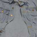 Women Denim Shirt Dress V Neck Short Sleeve Long Bottom Down A-Line Jeans Dresses with Pockets, XL 