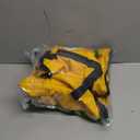 Fmeida 65L Duffle Bag with Shoes Compartment, Foldable Travel Duffel Bags for Men Women, Large Packable Travel Bag Water Repellent & Tear Resistant (Yellow)