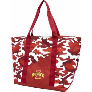 Littlearth Unisex-Adult NCAA Iowa, U of Super-Duty Camo Tote, Team Color, One Size