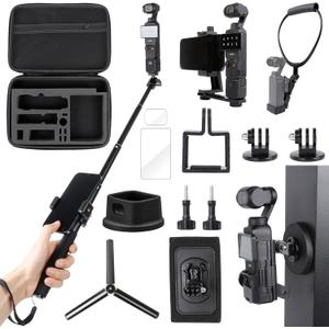 Accessory Kit for DJI Osmo Pocket 3, Magnetic Mount,Selfie Stick,Tripod,Phone Holder,Neck Mount,Backpack Clip Mount,Carrying Case,Desktop Mount for DJI Pocket 3 Creator Combo Accessory Kit for DJI Osmo Pocket 3, Magnetic Mount,Selfie Stick,Tripod,Phone Holder,Neck Mount,Backpack Clip Mount,Carrying Case,Desktop Mount for DJI Pocket 3 Creator Combo