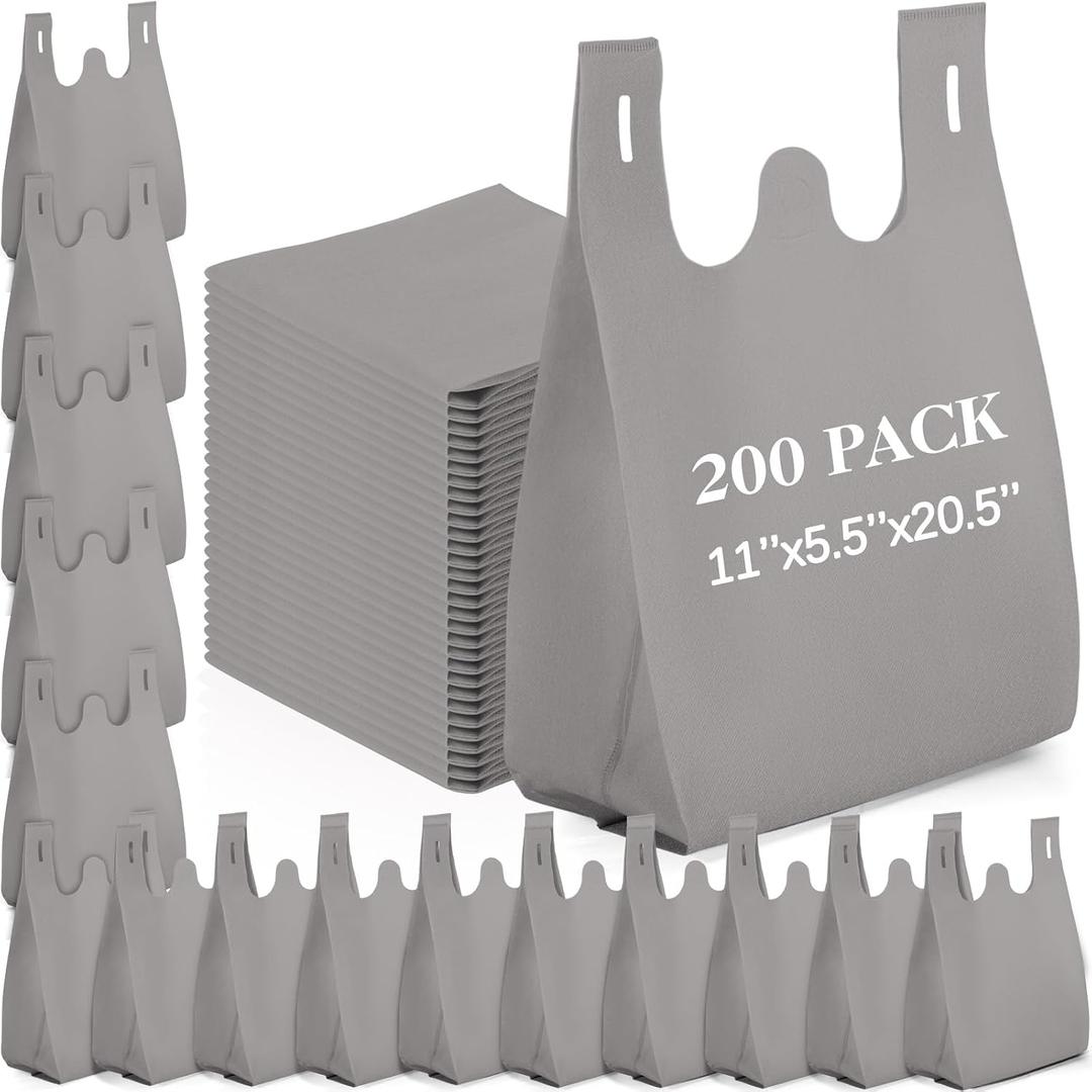 Windyun Large Grocery Bags Bulk Non Woven Totes