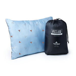 TETON Sports Grand, Bluestone/Charcoal Camp Pillow, Large