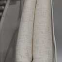 MIULEE 100% Blackout Linen Textured Curtains for Bedroom Solid Thermal Insulated Natural Beige Grommet Room Darkening Curtains & Drapes Luxury Decor for Living Room Nursery 52 x 84 Inch (2 Panels)