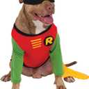 Rubies DC Comics Teen Titans Robin Pet Costume, Small for Themed Parties and Halloween (Small (Pack of 1))