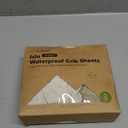 2-Pack Waterproof Baby Crib Sheets for Boys, Girls - 52x28 Viscose Derived from Bamboo Toddler Bed Sheet Neutral, Fitted Crib Mattress Protector Cover for Baby Bedding, Soft & Gentle (Oregano)