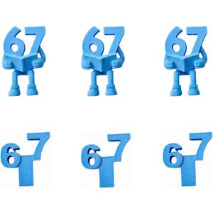 67 Pencil Topper, 67 Easter Egg Fillers for Kids Classroom Prizes & Decorations for School Supplies, Classroom Rewards Kids Incentives, 3D Printed Party Favor Gifts, Pencil Charms, Game Prizes