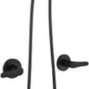2 Handles Tub Shower Faucet Set Shower System with Tub Spout Bathtub Faucet Set Shower Tub Combo Set Complete Tub and Shower Trim Kit Matte Black