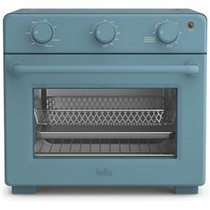 Bella Air Fry Toaster Oven, 7 Preset Cooking Options, Dishwasher-Safe EverGood Coated Trays Included, 60-Minute Auto Shutoff w Audible Timer, Power Indicator Light, 1700 Watt, Surf