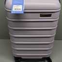 Samsonite Omni 2 International Carry-On Luggage with 360° Spinner Wheels - Scratch Resistant Hardshell - TSA, Airline-Approved - Expandable Polycarbonate Shell for Lightweight Travel - Icy Lilac