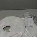 Scalloped Lamp Shades Set of 2, White Lamp Shade with Petal Edge Braid, 6.1"Top x 13"Bottom x 9.6"High, Bell Lamp Shades for Table Lamps Floor Lamps, Spider, Harp Holders Included, Easy Assembly