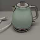 Evoloop Electric Tea Kettle, 1500W /1.0L Hot Water Boiler Heater Pot, Retro Small Electric Kettle, 100% Stainless Steel BPA Free Electric Teapot, Auto Shut-Off & Boil-Dry Protection