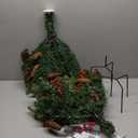 Timer 2 Pack Outdoor Christmas Tree Urn Filler 24 Inch Artificial Xmas Tree with Pinecones Red Berries Tripod Stake Warm White & Colorful Lights Battery Operated 8 Mode Porch Decor Pathway Holiday Yard