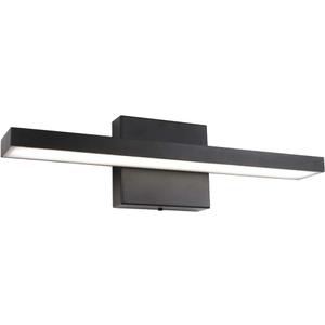 Ralbay 15.7 inch Modern LED Black Vanity Light 12W Frosted Aluminum for Bathroom Vanity Lighting Fixtures Natural White 4500K