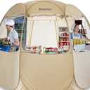 Alvantor Pop Up Canopy Tent 8 ft - Vendor Booth Event Tent - Pop Up Canopy for Commercial Activity - Camping Gazebos - Beige