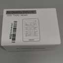 Air Quality Monitor Indoor,8-in-1 Smart Air Quality Tester with CO2, TVOC, HCHO, AQI, Temperature & Humidity, Real Time Display, Battery Powered, for Home & Office (White)