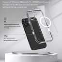 for iPhone 17 Clear Case, Compatible with MagSafe, Magnetic Phone Case for iPhone 17, Shockproof Military-Grade ProtectionUpgraded [Anti-Yellowing] (Transparent Magsafe, iPhone 17)