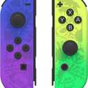VOXAMINDALE SWITCH Controller for Nintendo Switch Controller, Switch Controller Replacement Accessories (Purple and Yellow)