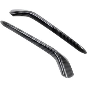 Car Front Foglight Lamp Cover Trim, Compatible with Honda Civic Hatchback 2020-2021, Carbon Fiber