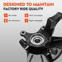 Front Left Steering Knuckle & Wheel Bearing Hub Assembly for Ford Escape 2005-2012, Mazda Tribute 2005-2011, Mercury Mariner 2005-2011, LK015 698-405 698405, Driver Side