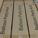 Hemmotop Metal Arch Backdrop Stand, 7.2FT+6.6FT+6FT Wedding Arches for Backdrop, Gold Background Arch Stands Set of 3, Flower Arches Frame for Birthday Party, Baby Shower, Graduation, Garden Dcor