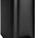 TIPGO Slim Bathroom Trash Can with Lid Soft Close, Step Pedal, 6 Liter / 1.6 Gallon Stainless Steel Trash Bin, Small Garbage Cans for Bedroom, Office, Kitchen (Matte Black)