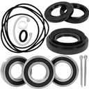 Rear Axle Wheel & Brake Drum Bearing Seals & O-Ring Kit Compatible for Honda Foreman 400 450 500 Rubicon 500 Rancher 350 400 1997-2013
