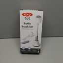 OXO Tot Bottle Brush with Nipple Cleaner and Stand Gray, 2-Pack