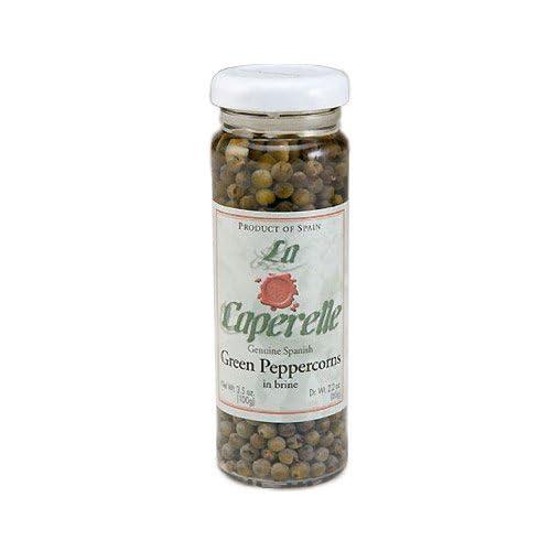 Green Peppercorns in Brine by La Caperelle (3.5 ounce) Pack of 2