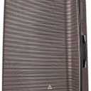InUSA ROYAL Hardside Spinner Luggage with Ergonomic Handles | Spacious Travel Suitcase with Four Spinner Wheels and Studs | 32 Inch Extra Large Spinner Luggage | Brown