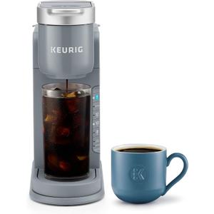 Keurig K-Iced Coffee Maker, Single Serve K-Cup Pod Iced Coffee Maker, With Hot and Cold Coffee Capabilities, Brews Any K-Cup Pod, Gray