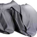 WishSmile Cooling King Pillowcases Set of 2 Breathable Cool Silky Soft Rayon Derived from Bamboo Fabric, Moisture Wicking for Hot Sleepers, Hair and Skin Friendly, Dark Grey, 2 Pack, 20x36IN