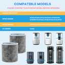 HP102 Replacement Filter Compatible with Shark Air Purifier HP100, HP102, HP132, HP152, HP153, HP102PET and 3-in-1 Models HC450 HC451 HC452 HC455, Part #HE1FKPET, HE1FKBAS, 2 Pack