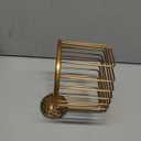 Vintage Toilet Paper Holder, Antique Brass Toilet Paper Holder Wall Mounted with Stable Metal Stand, 2-in-1 Heavy Duty Tissue Paper Roll Dispenser and Bath Hand Towel Holder for Bathroom, Vanity