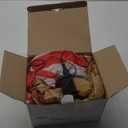 7 ft Giant Popcorn Arch Box Carnival Party Decorations Popcorn Inflatables Arch Stand up with Balloons Movie Night 3D Box Carnival Yellow White Decorations for Movie Night Themed Party