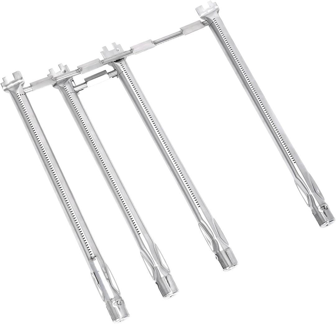 Spirit e330 Burner Tube Set for Weber Spirit 330, Spirit 335, Spirit 300 Series Grills with Front Mounted Control Knobs, 69787 Grill Burner Tubes, 18 Inch Grill Burner for Weber Spirit Grill Parts (15.25"-68948)