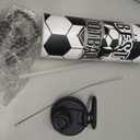 Soccer Water Bottle, 24 oz Insulated Stainless Steel Sports Bottle with Straw, Soccer Stuff Gifts for Boys