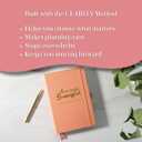 Surprisingly Successful Undated Weekly Planner A5  Finally Stick to Your Planner, No Guilt or Wasted Pages, Monthly + Weekly in One Flow, Thick Paper, Flat Lay, Simple Layout (Pink Vegan Leather)