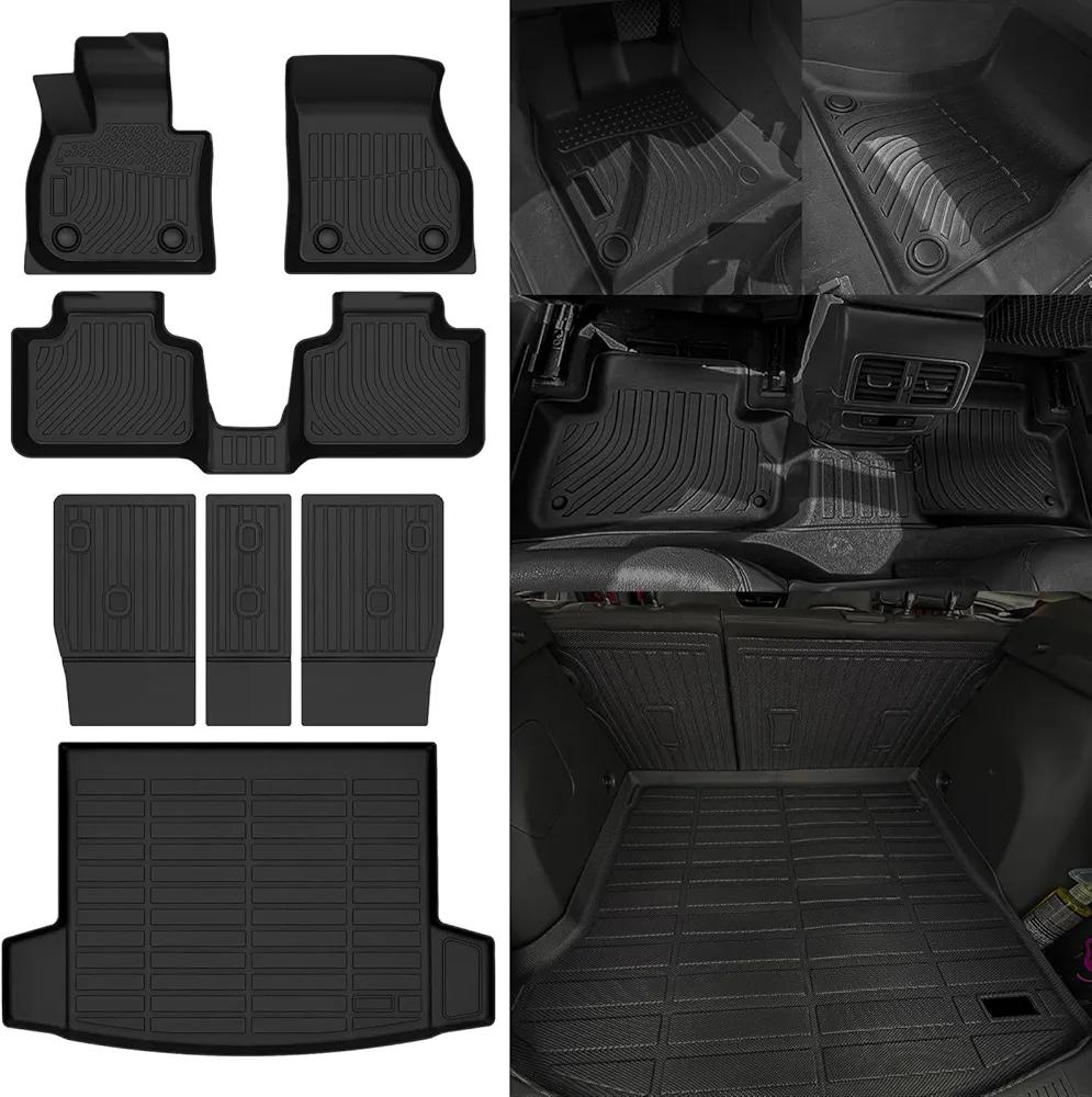 Naibeve Floor Mats for 2025 Mini Countryman-All Weather for Mini Countryman Floor Mats Liners 2 Row & Cargo Liner & Seats Back Cover(Not for Mini Countryman SE)