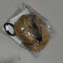 RUWISS Small Messy Bun Hair Piece Human Hair, One Hairpiece Two Styles Mini Natural Looking Scrunchies Updo for Daily, Hair Buns for Thin & Fine Hair Women Ponytail Extension (Medium Auburn/Blonde) (1PCS)