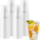 200 Pack 9 oz Plastic Cups, Clear Plastic Cups Disposable, Clear Cup Cold/Hot Drinking Cup for Party, Wedding, Graduation, Travel, Holiday, Events, Birthday