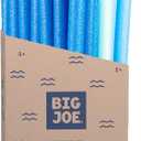 Big Joe Super Swim Noodle 20 Pack Pool Noodles, Assorted Blues, 4 feet, 50" L x 3" W x 3" H Each