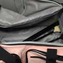 Fanwoli 28" Dance Bag with Garment Rack | Upgraded Stable System & Fabric | More Lightweight & Wear-Resistant | Ideal Competition Rolling Duffle Bag | Pink/Black Trim