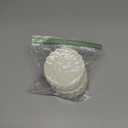 Yungyan 100 Pcs Mini Dessert Plates Cupcake Plates 3.5 Inch Cream Scalloped Rim Mini Paper Dessert Dish for Cake DIY Baking Party Wedding Birthday