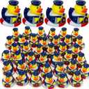 Jerify 48 Pcs Cruise Ships Rubber Ducks 2 Inch Nautical Sailing Rubber Cruise Ship Ducks Bulk for Party Gift Classroom Bath Carnival Pool