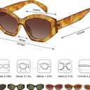 Hexagonal Polarized Sunglasses for Women Men Retro Trendy Designer Shades Sunglasses FZN815