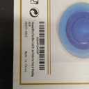 Hioasis 60pcs Blue and Gold Plastic Plates - Brown Disposable Dinnerware Set, 30pcs Dinner 10.25in & 30pcs Dessert 7.5in Plates with Striped Designs for Party & Wedding