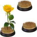 3PC 2Inch Flower Frog Holder,Round Flower Arrangement Kenzan Japanese Pin Frogs for Flowers Fixation and Decoration,Valentine's Day GiftHDRELEODY
