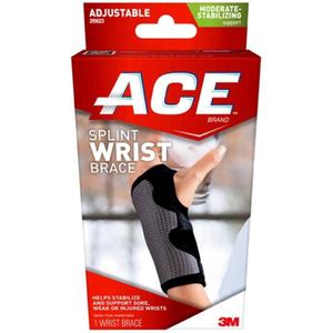 ACE Brand Reversible Wrist Brace Wrist Support for Sore Weak and Injured Wrists Breathable One Size Fits Most