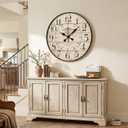 30 Inch Large Farmhouse Wall Clock, Vintage French Country Decor